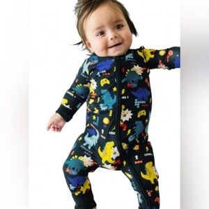 Little Sleepies Next Level Dino Zippy 3-6M *read description